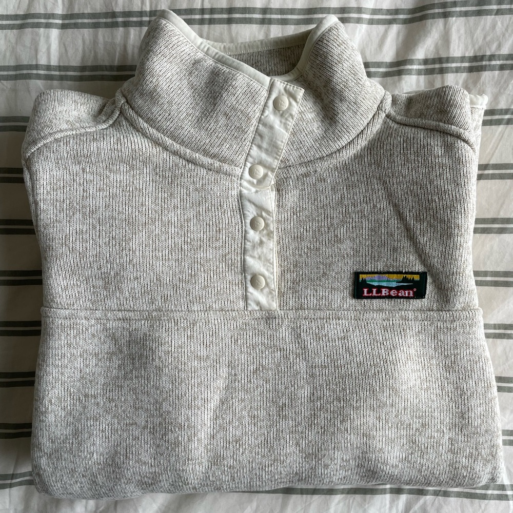 L.L. Bean Women’s Soft Gray Pullover